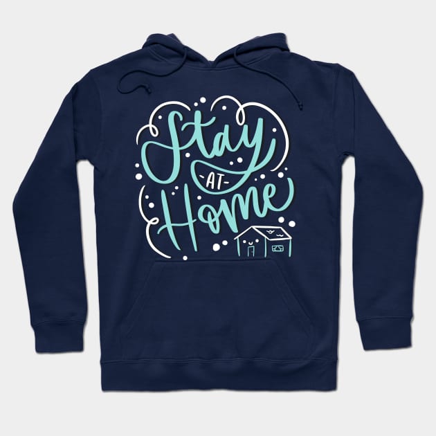 stay at home Hoodie by Alg0rany